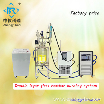 SF-50L double jacketed glass reactor 1-200L